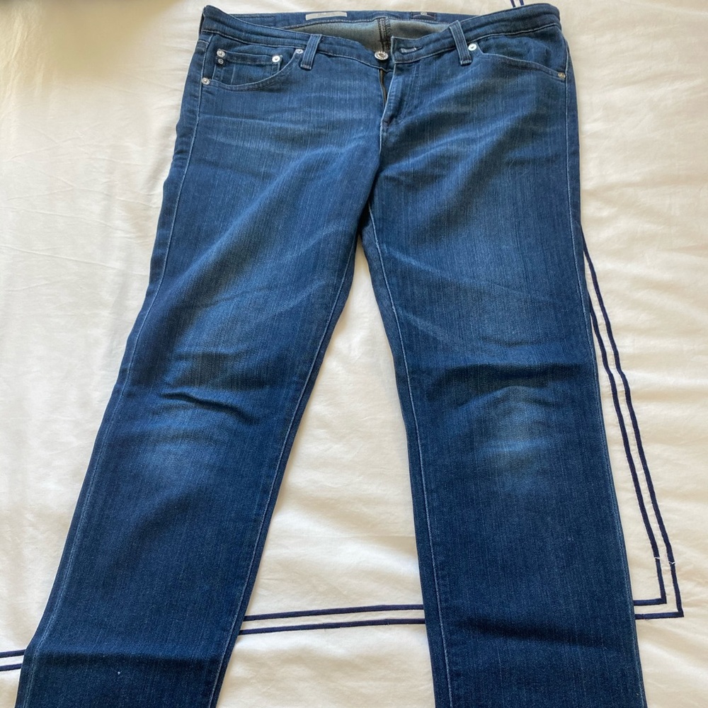 AG the stilt cigarette leg straight 32 plus size